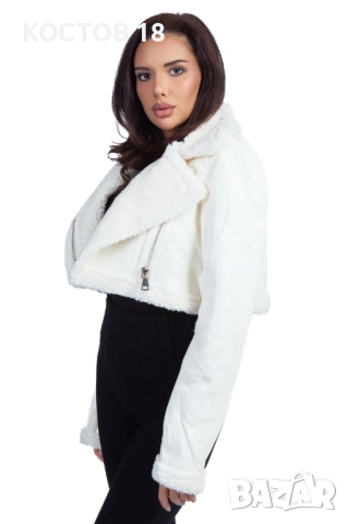 Зимно късо дамско яке 4261 , снимка 11 - Якета - 52500585