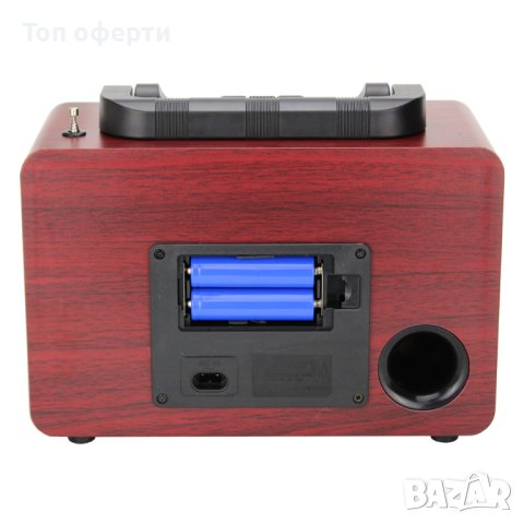 RADIO FM NS-2075BT, Ретро радио с AUX BT, снимка 5 - Радиокасетофони, транзистори - 42067398