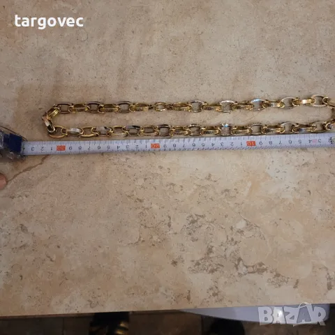 масивен златен синджир ланец 56 грама 14 карата, снимка 3 - Колиета, медальони, синджири - 48485730