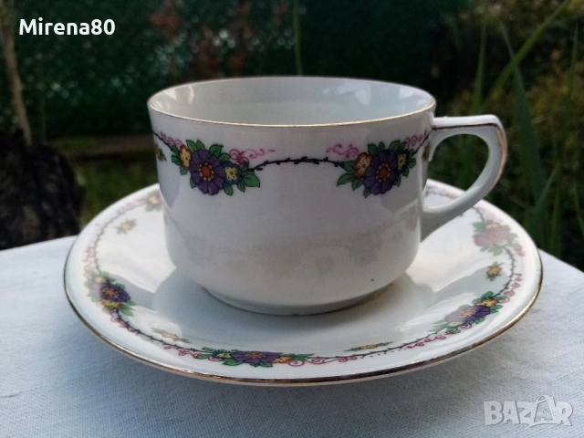 Винтидж сервиз за чай - Чехословакия, снимка 9 - Сервизи - 54160631