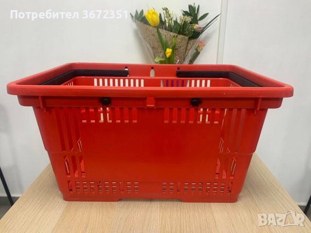 Пластмасови кошници за пазаруване, снимка 3 - Оборудване за магазин - 40032278