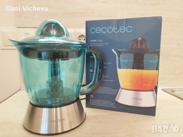 Електрическа Сокоизтисквачка , цитрус преса Cecotec, снимка 6 - Сокоизстисквачки и цитрус преси - 52737436