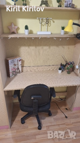 Секция за детска стая с бюро, снимка 5 - Мебели за детската стая - 52547630