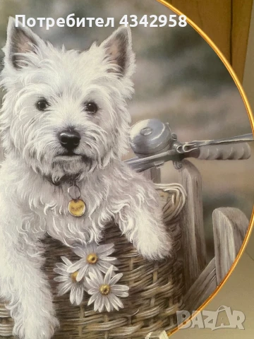 Колекционерска чиния от серия “Westies”., снимка 4 - Антикварни и старинни предмети - 50785883