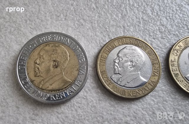 Монети. Африка. Кения. 5, 10, 10, 20 шилинга. 1995 -  2010 година. 4 бройки., снимка 6 - Нумизматика и бонистика - 42305498