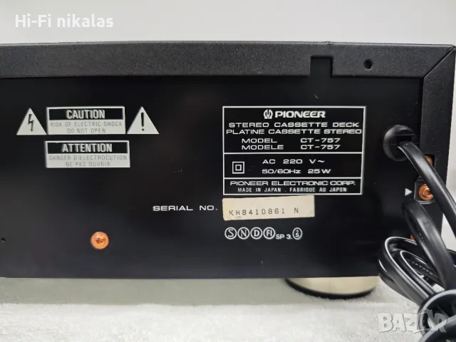 стерео касетъчен дек PIONEER CT-757, снимка 6 - Декове - 49749072
