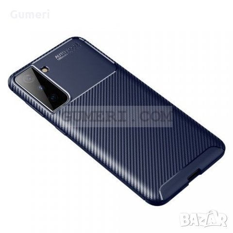 Samsung Galaxy S21 (5G) Карбонов удароустойчив гръб, снимка 7 - Калъфи, кейсове - 32150165