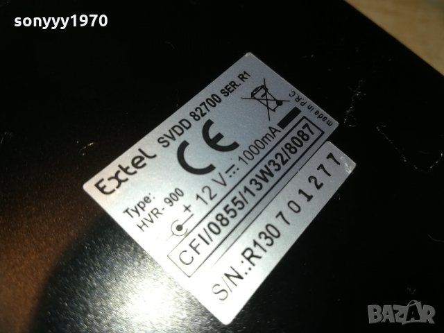 extel svdd 82700 ser.r1 type hvr-900 1802211105, снимка 11 - Плейъри, домашно кино, прожектори - 31860555