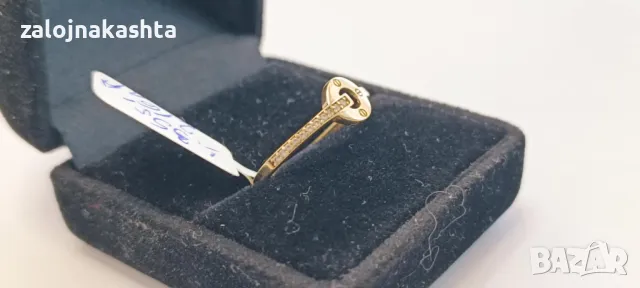 Нов Златен пръстен-1,35гр/14кр, снимка 3 - Пръстени - 49385315