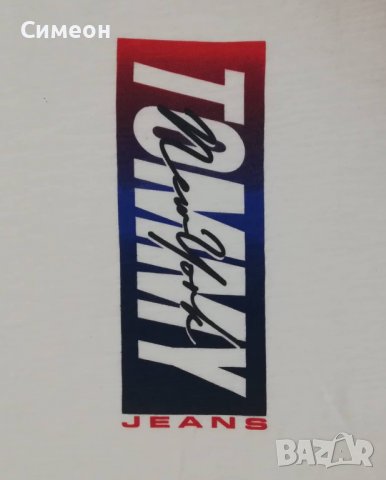 Tommy Hilfiger оригинална тениска S памучна фланелка, снимка 4 - Тениски - 37655796