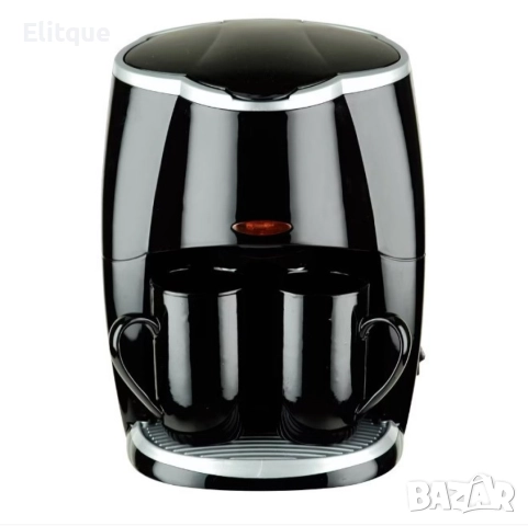 Кафеварка Rosberg Voltz 450W с две чаши, Черна, 2 ГОДИНИ ГАРАНЦИЯ, снимка 13 - Други - 52831654