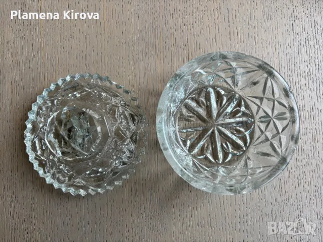 Оловен кристал | Захарница и плато за ядки, снимка 3 - Аксесоари за кухня - 50222085