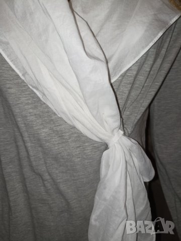 Josephine & Co - L- Ефектна туника/ жилетка от трико с добавена шал- яка, снимка 5 - Жилетки - 39991122