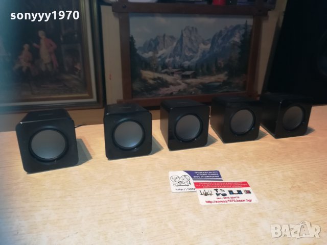 PHILIPS 5 бр тонколони 9х9х8см 1612201725, снимка 8 - Тонколони - 31142473