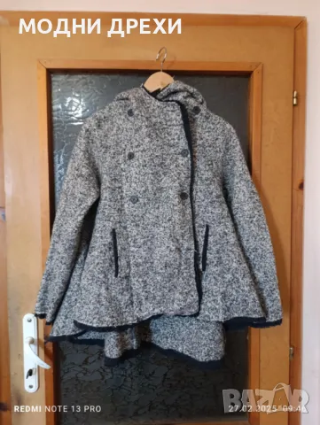  Пончо FETISH №L., снимка 2 - Палта, манта - 49340872