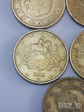 лот 50 евро-цента различни държави, снимка 6 - Нумизматика и бонистика - 53938484