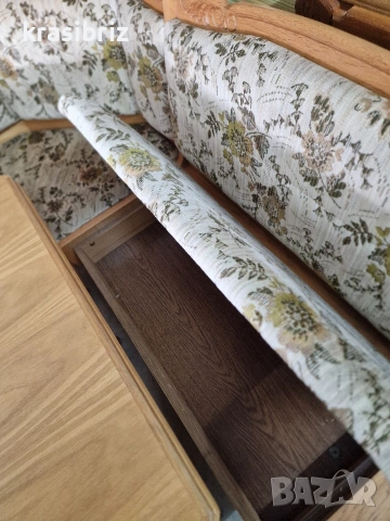 К-т Масивен Кухненски Ъгъл с Разтегателна Трапезна Маса и 2бр.Стола-внос от Германия!, снимка 6 - Маси - 53886204