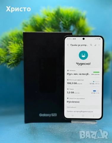 Samsung Galaxy S23, 8GB RAM, 128GB, 5G, Phantom Black, снимка 5 - Samsung - 51690433