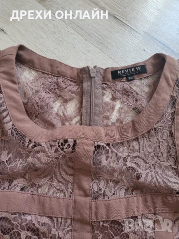 Елегантна кафява рокля , снимка 4 - Рокли - 50887260