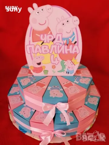 Картонена торта Еднорог, снимка 16 - Други - 49723414