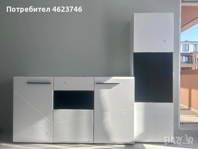 Скрин + висок шкаф за всекидневна