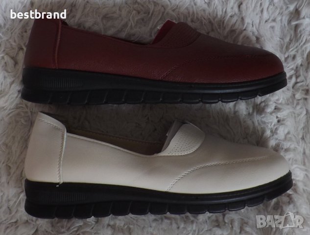 Обувки еко кожа, два цвята, код 109/ББ1/30, снимка 2 - Дамски ежедневни обувки - 42244541