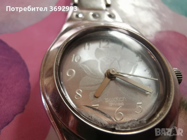 Дамски часовник Swatch Flower Box, снимка 8 - Дамски - 51358179