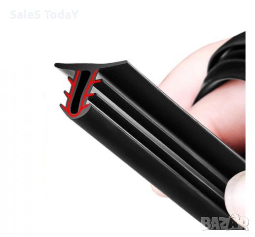 Гумено уплътнение за кола, интериорна лента, 1,5м, черен, снимка 3 - Аксесоари и консумативи - 38133208