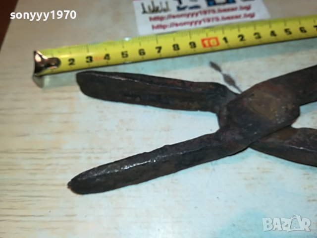 КОВАШКИ КЛЕЩИ 37СМ-2005221215, снимка 10 - Антикварни и старинни предмети - 36821087