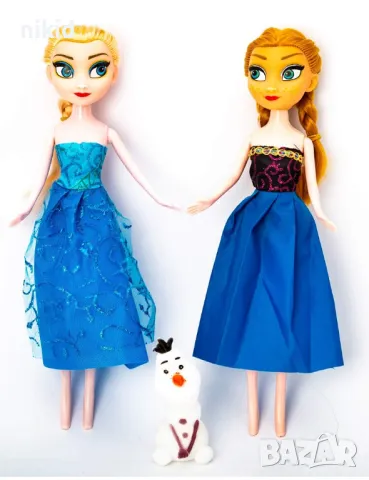 Елза и Анна замръзналото кралство Frozen кукли кукла играчки пластмасови, снимка 2 - Кукли - 49885110