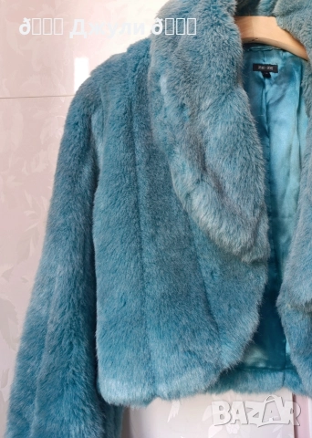 Красиво палто от еко косъм, снимка 7 - Палта, манта - 52840672