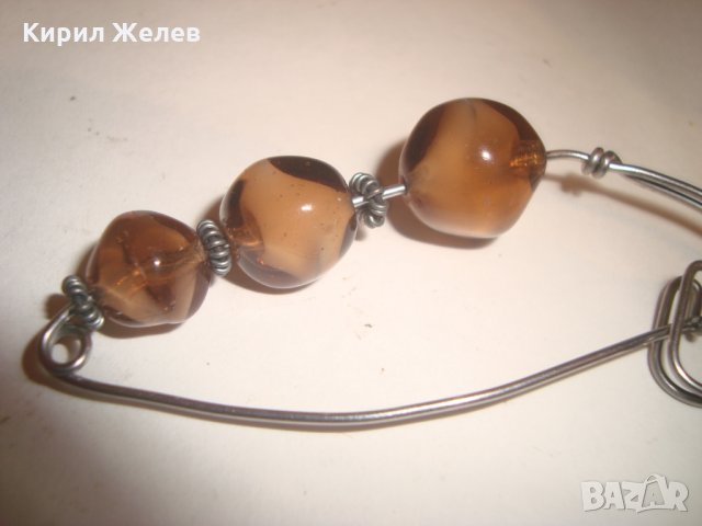 РЕТРО БРОШКА ИГЛА с ЯСПИС МУРАНО 90471, снимка 7 - Други - 30554906