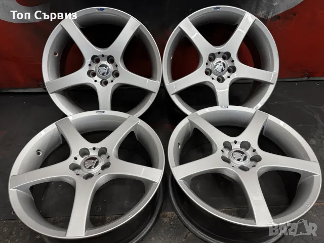 Алуминиеви джанти за Шкода (Skoda), Фолксваген(Volkswagen), Ауди(Audi) - VW Group, 17 цола, 5х100, снимка 4 - Гуми и джанти - 55852817