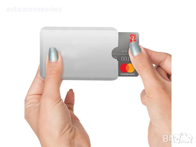 1000055296 Защитен калъф за разплащателни карти / RFID безконтактни карти против кражба 4броя 01832, снимка 7 - Друга електроника - 40882575