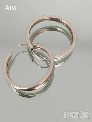 Красиви сребърни обеци , снимка 1