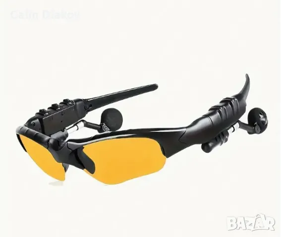 Очила за спорт и шофиране с безжични слушалки и микрофон