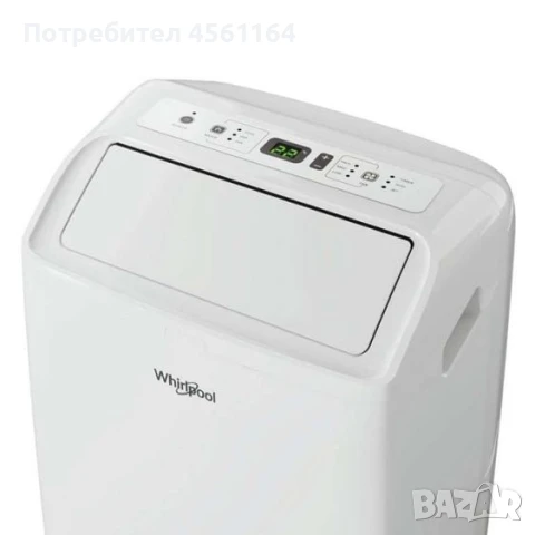 Мобилен климатик Whirlpool 9000 BTU + подарък уплътнител за прозорец, снимка 6 - Климатици - 51327364