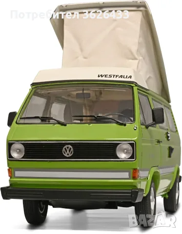 1:18 VW T3 Joker, Westfalia Camper Schuco, снимка 3 - Колекции - 55978370