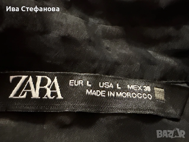 Черна нова свободен силует елегантна риза Мароко Morocco  zara Zara Зара , снимка 6 - Ризи - 54149444