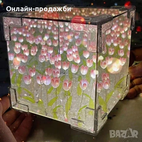 Нощна лампа лале 