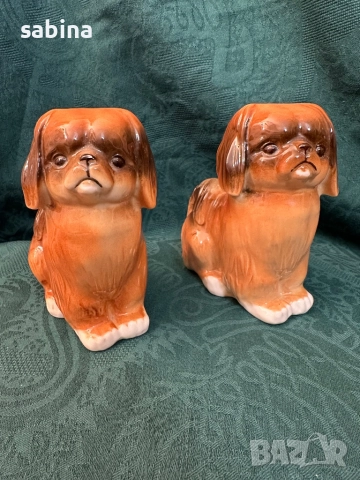 Статуетка Пекинез, ЛФЗ Ломоносов, СССР