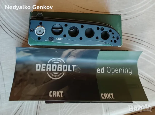 Сгъваем нож CRKT M16-02DB, Victorinox Ranger Grip 55 Onyx Black, снимка 3 - Ножове - 55847686