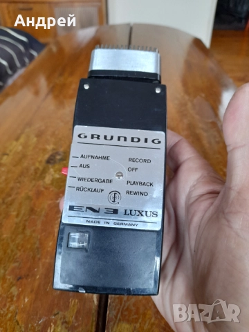 Стар диктофон Grundig EN3 Luxus, снимка 2 - Антикварни и старинни предмети - 52267829