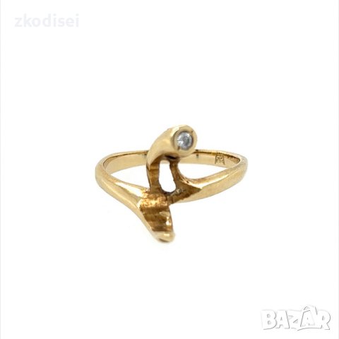 Златен дамски пръстен 2,65гр. размер:51 14кр. проба:585 модел:22316-1