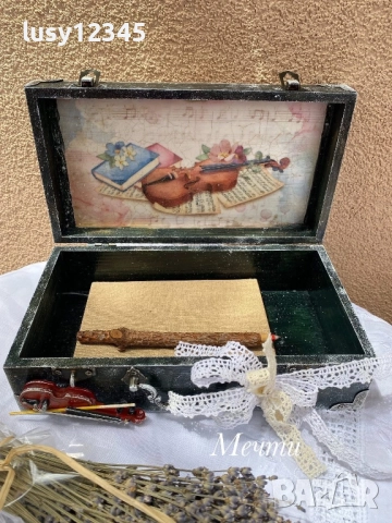 Кутия куфар-Романтика! , снимка 3 - Декорация за дома - 52162538