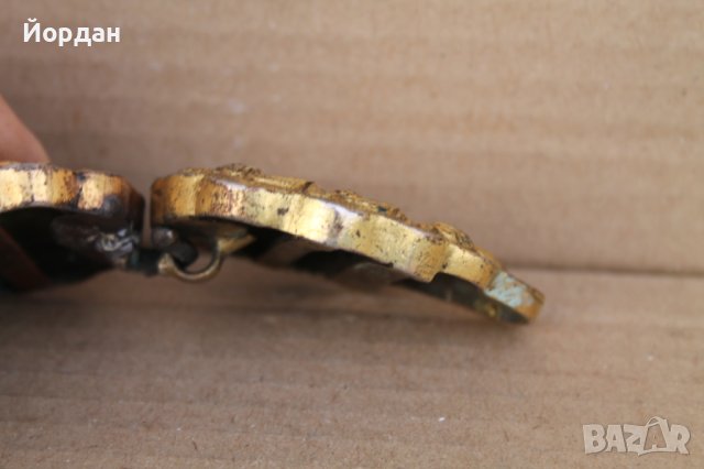 Сребърни пафти с живачна позлата, снимка 7 - Антикварни и старинни предмети - 44479918