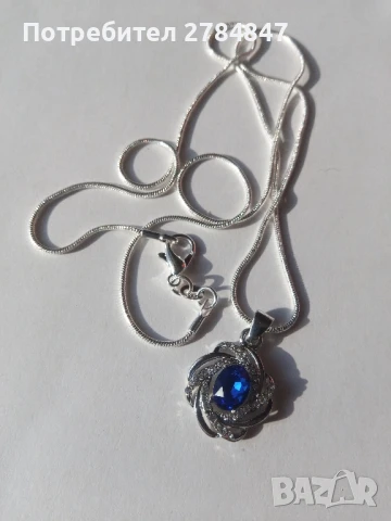 Колие с кристали , снимка 7 - Колиета, медальони, синджири - 50581464