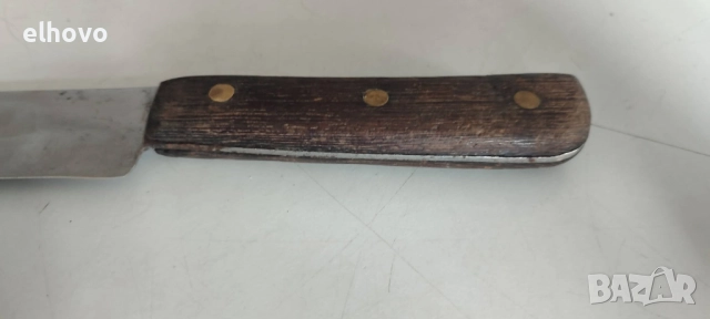 Стар кухненски нож, снимка 3 - Антикварни и старинни предмети - 52572635