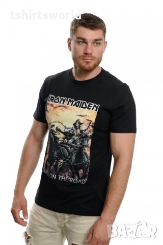 Нова тениска с дигитален печат на музикалната група IRON MAIDEN - Death on the road, снимка 8 - Тениски - 37696919