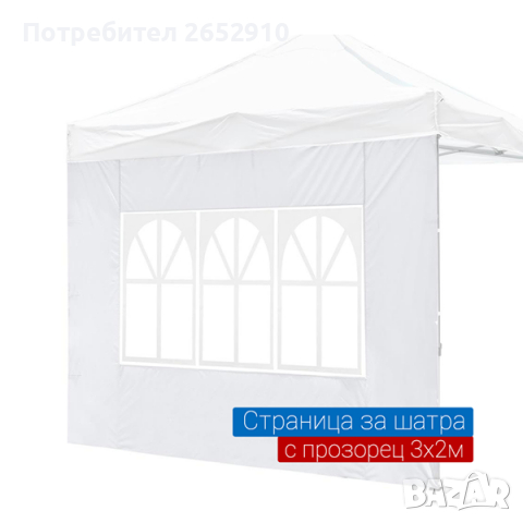 Гумирани, непромокаеми платнища и страници за сгъваеми шатри2х2, 3х3, 2х4, 3х4,5 3х6м.Цена15лв/7,67€, снимка 11 - Други - 36576953